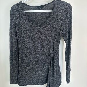 RW&CO. Black and White Knit Top XS